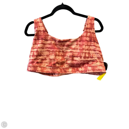 Athletic Bra By Athleta In Pink, Size: 2x