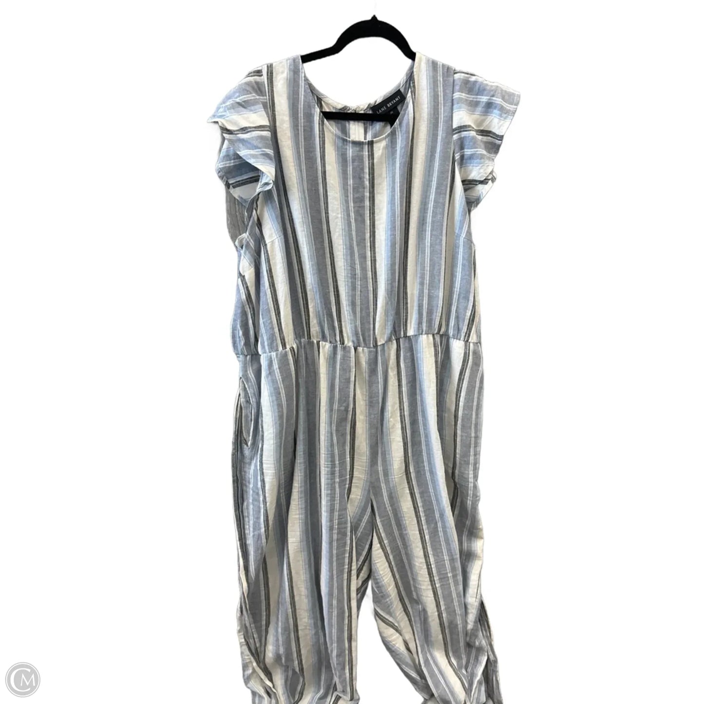 Jumpsuit By Lane Bryant In Striped Pattern, Size: 1x