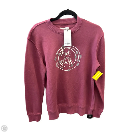 Sweatshirt Crewneck By Clothes Mentor In Purple, Size: S
