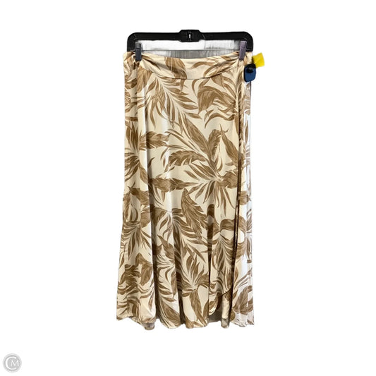 Skirt Maxi By Japna In Brown, Size: L