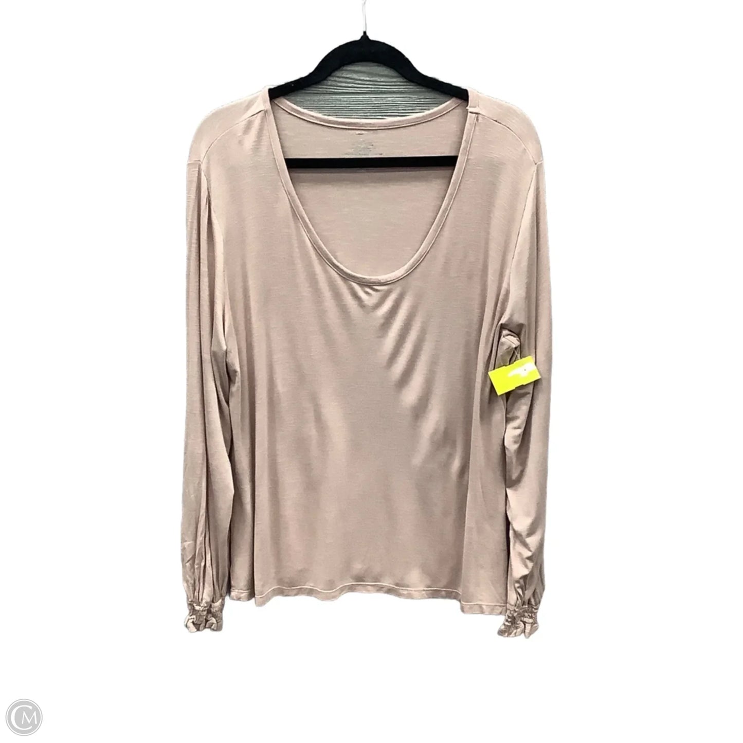 Top Long Sleeve By Maurices In Pink, Size: Xl