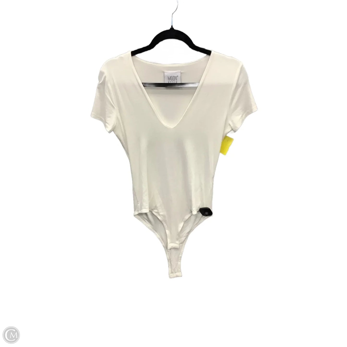 Bodysuit By Clothes Mentor In White, Size: M