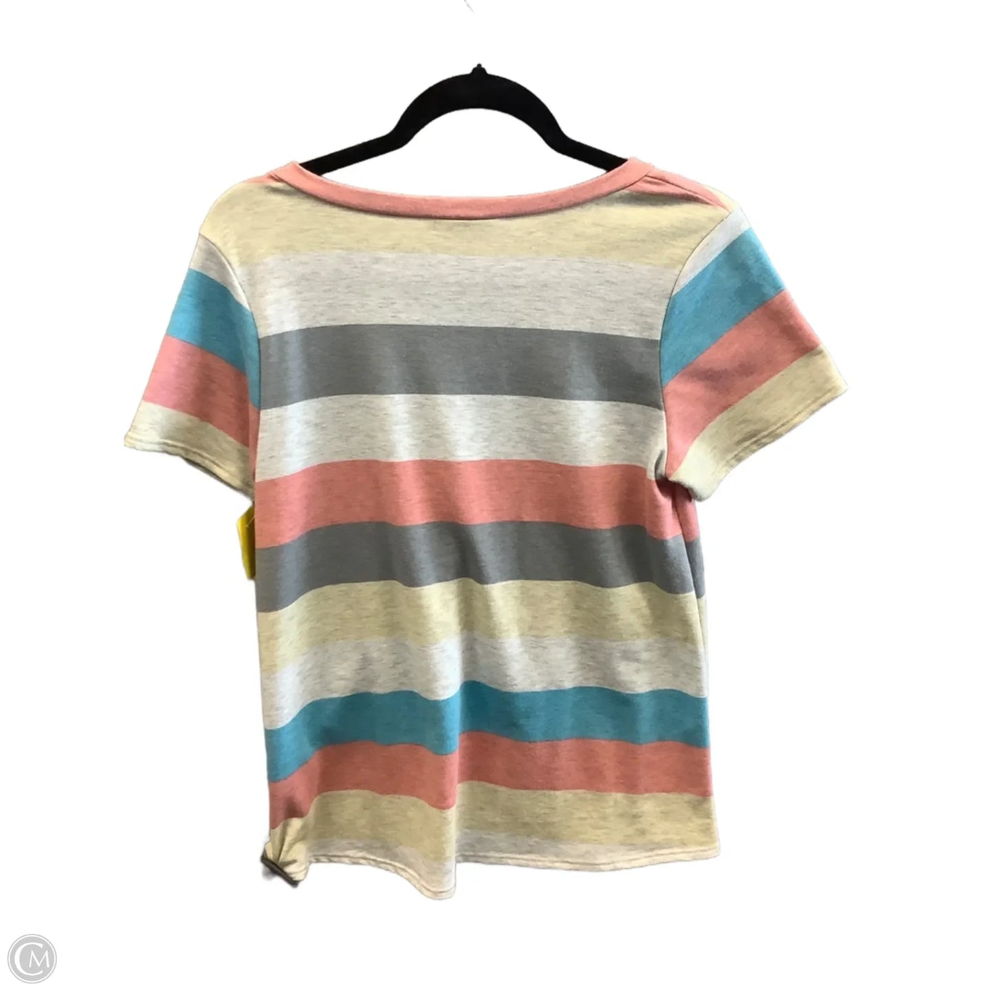 Top Short Sleeve By Bombom In Striped Pattern, Size: M