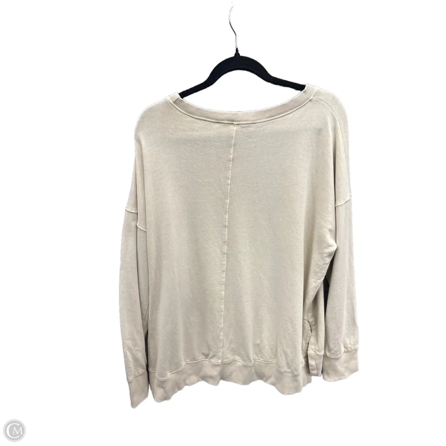 Top Long Sleeve By Three Bird Nest In Tan, Size: L
