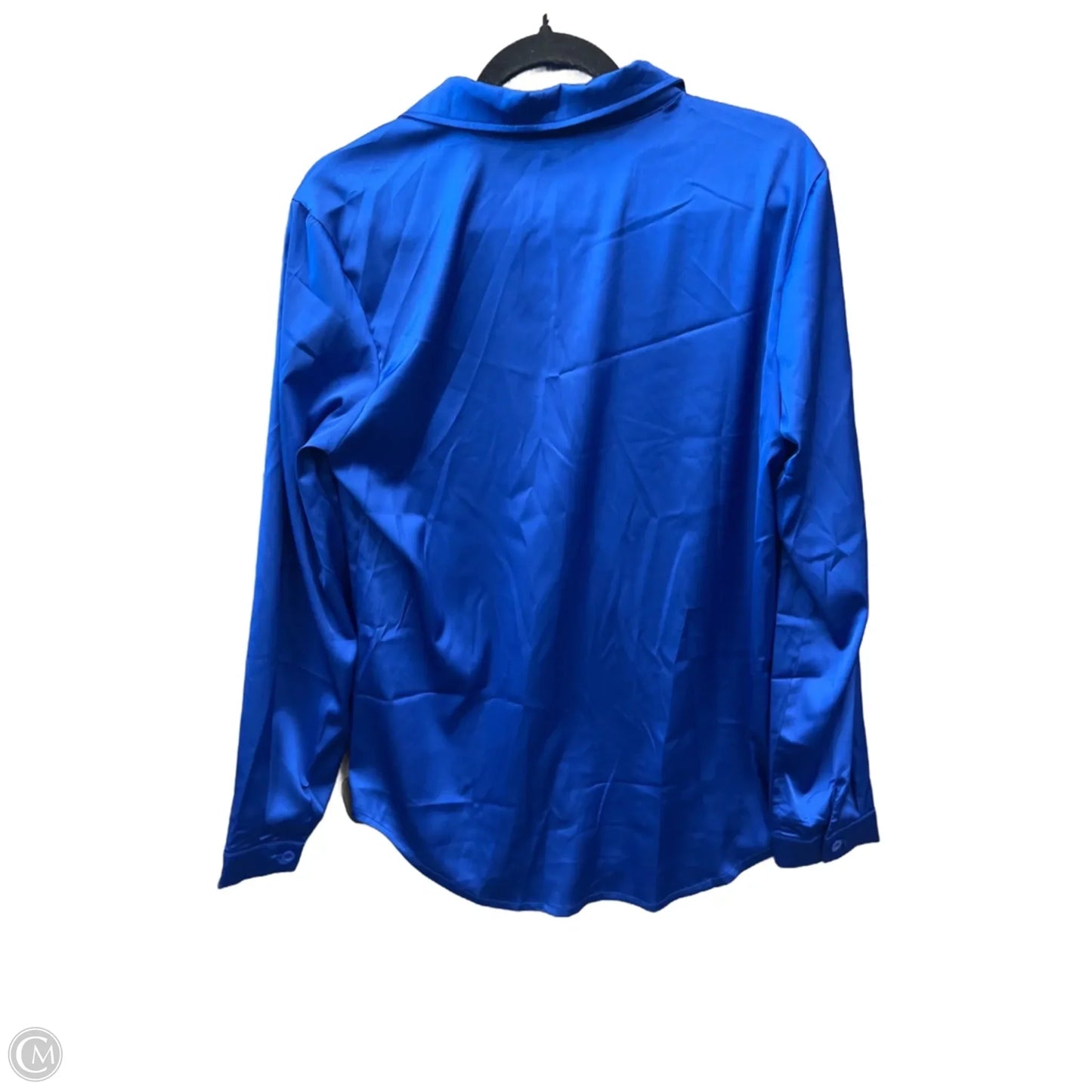 Top Long Sleeve By Clothes Mentor In Blue, Size: M