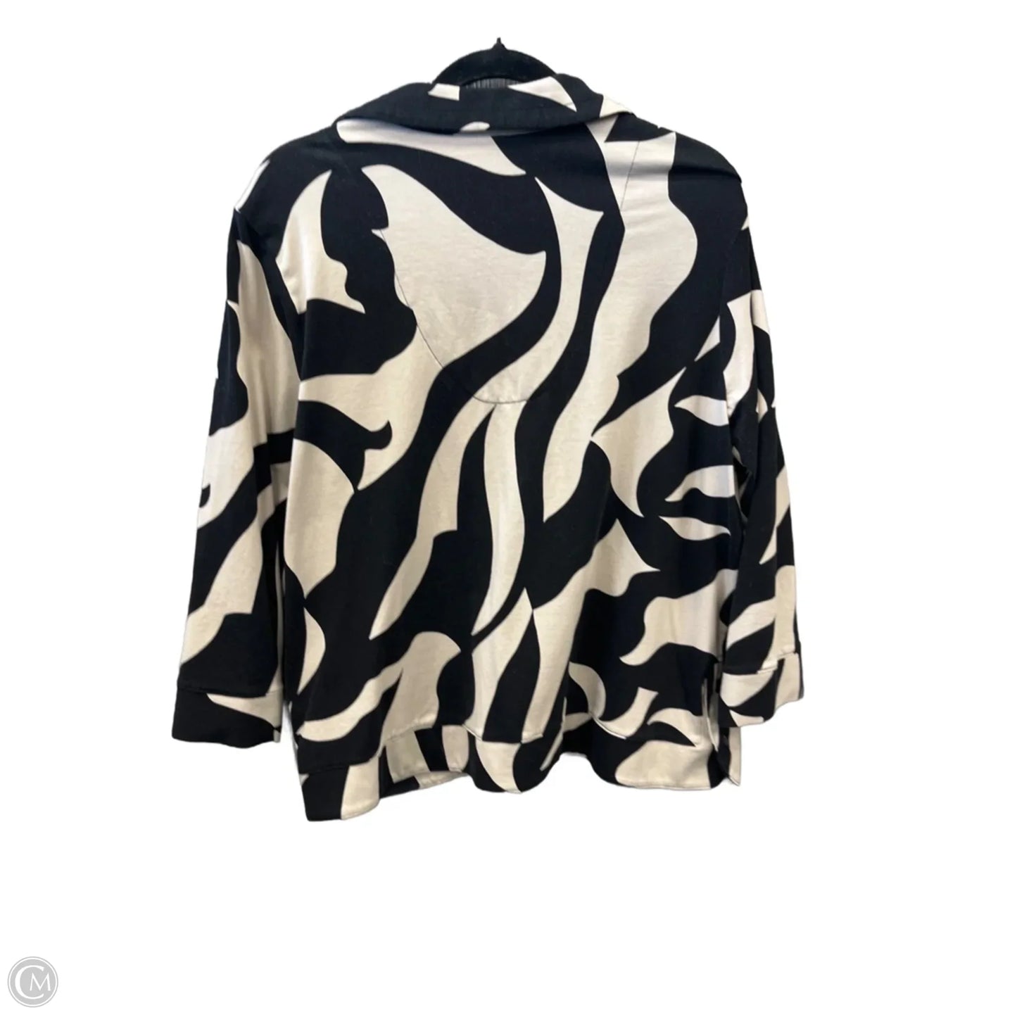 Top Long Sleeve By Chicos In Multi-colored, Size: L