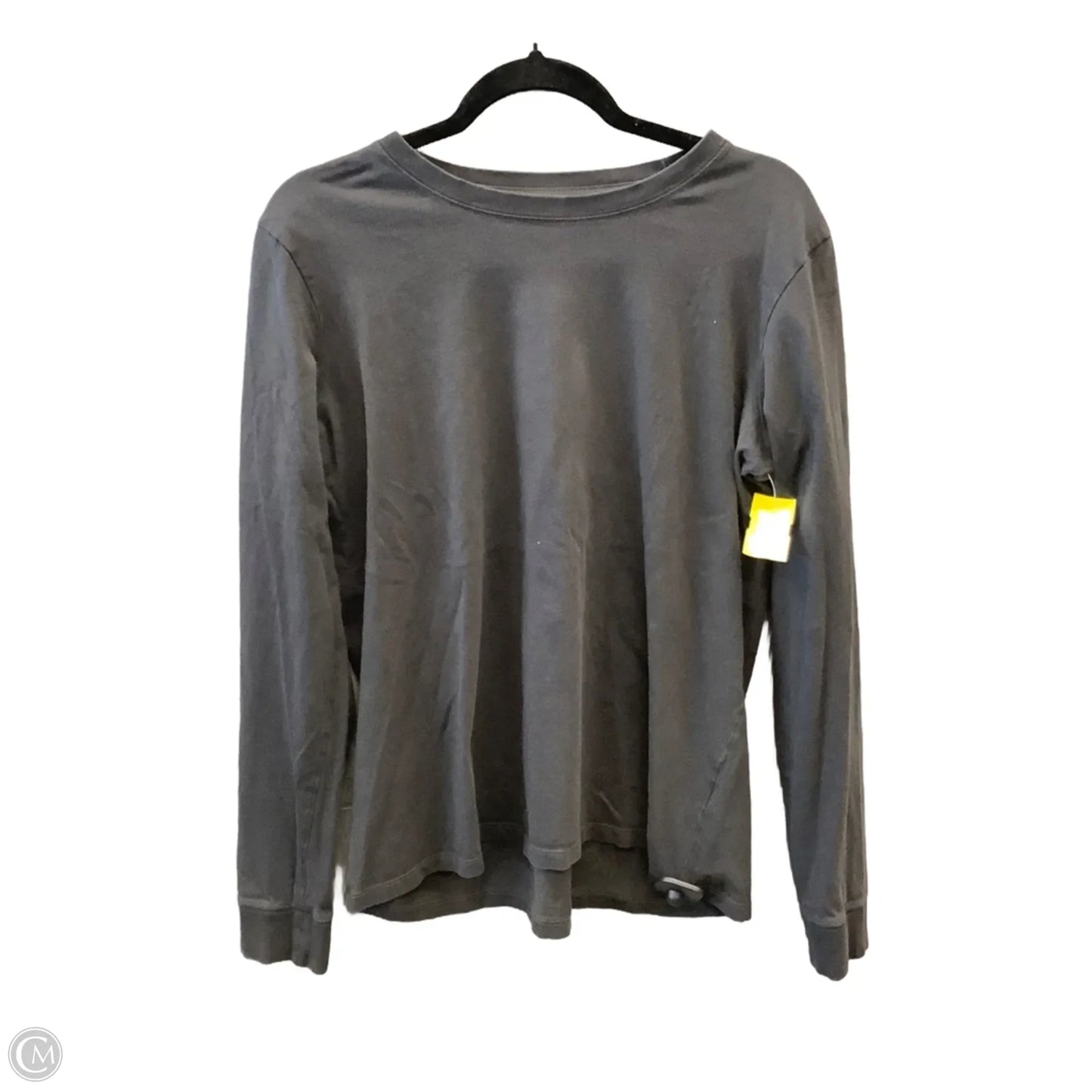 Top Long Sleeve Basic By Life Is Good In Grey, Size: L