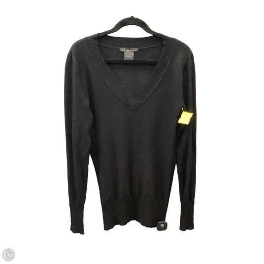 Top Long Sleeve By United States Sweaters In Black, Size: S
