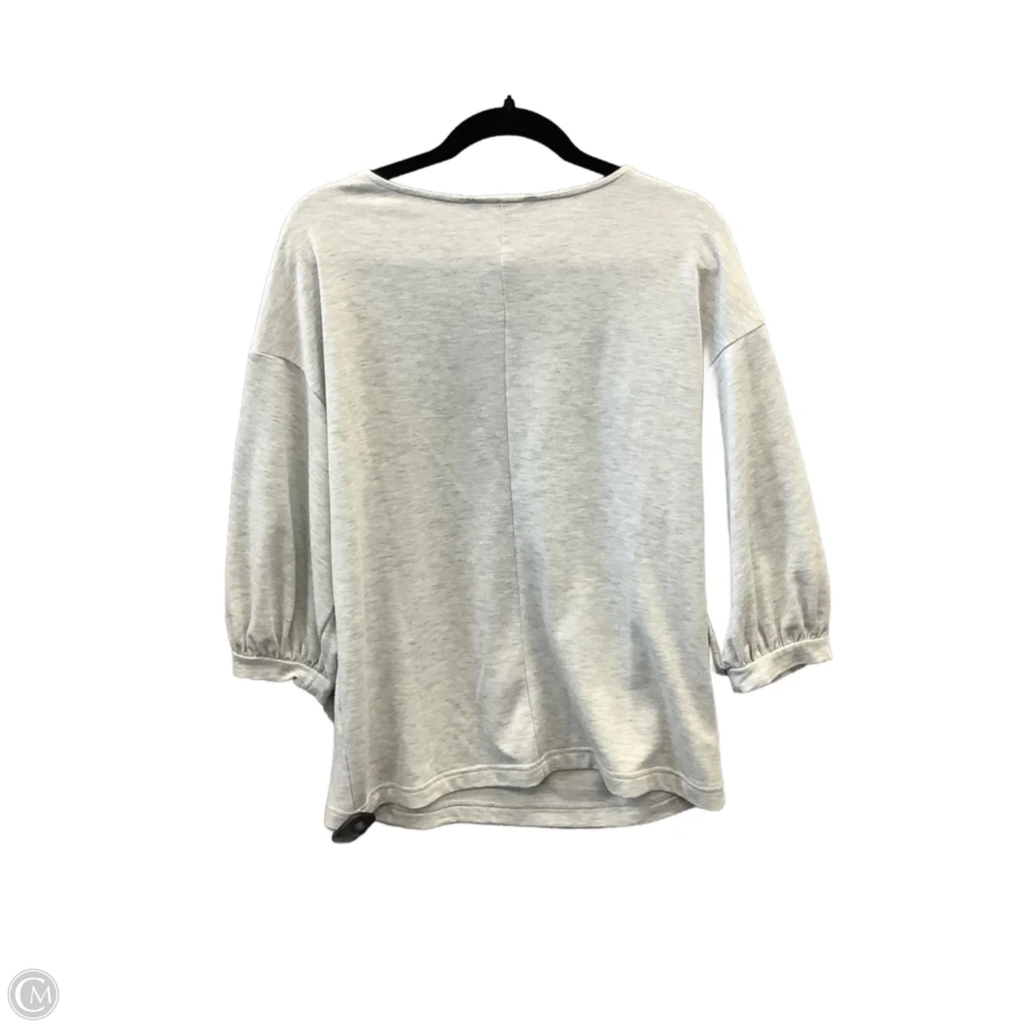 Top Long Sleeve By Banana Republic In Grey, Size: M