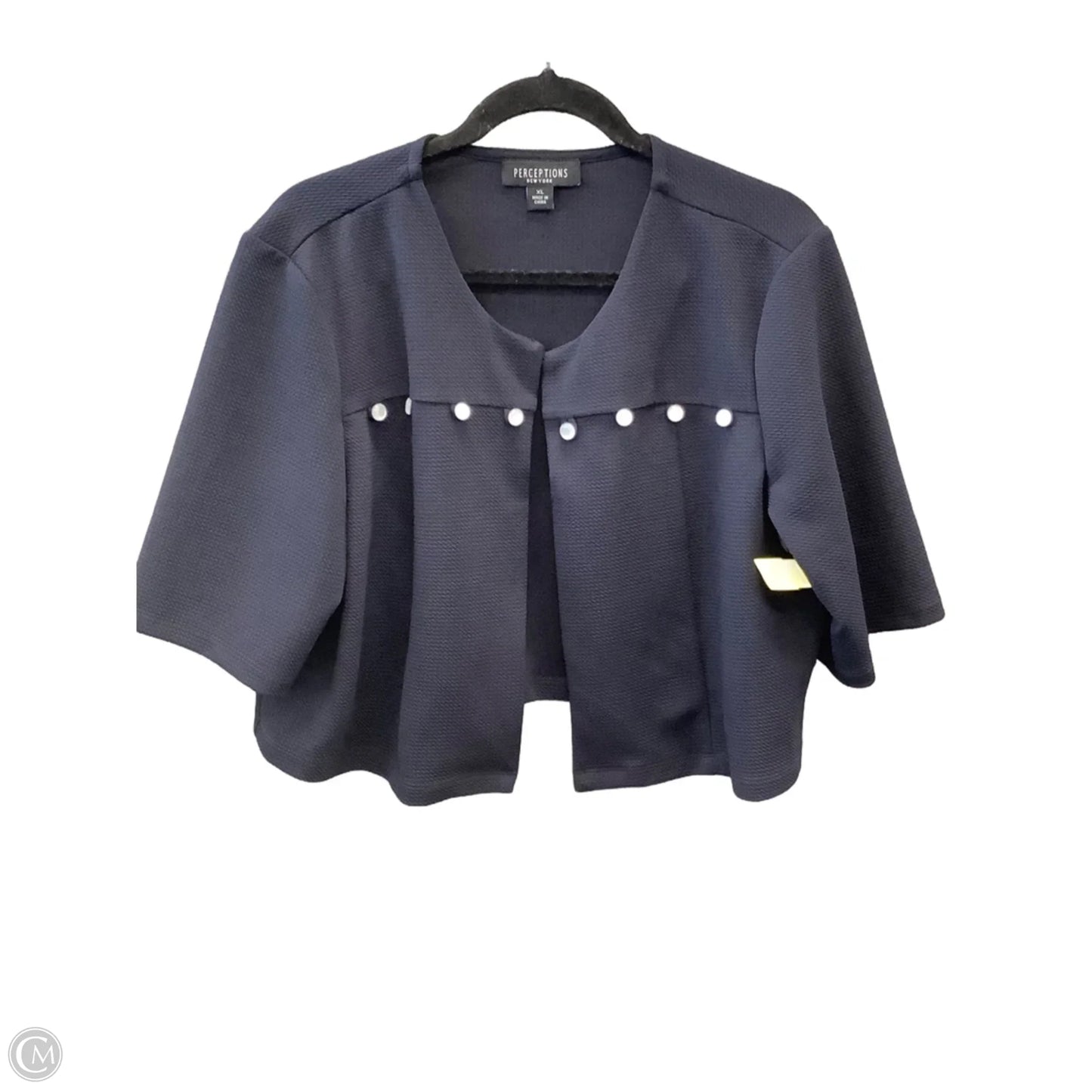 Blazer By Perceptions In Navy, Size: Xl