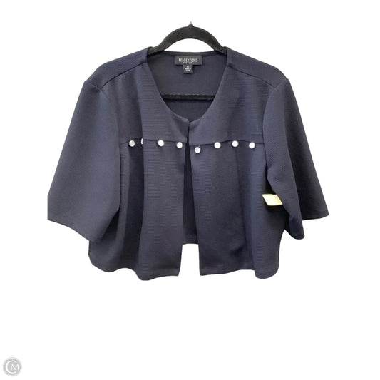 Blazer By Perceptions In Navy, Size: Xl