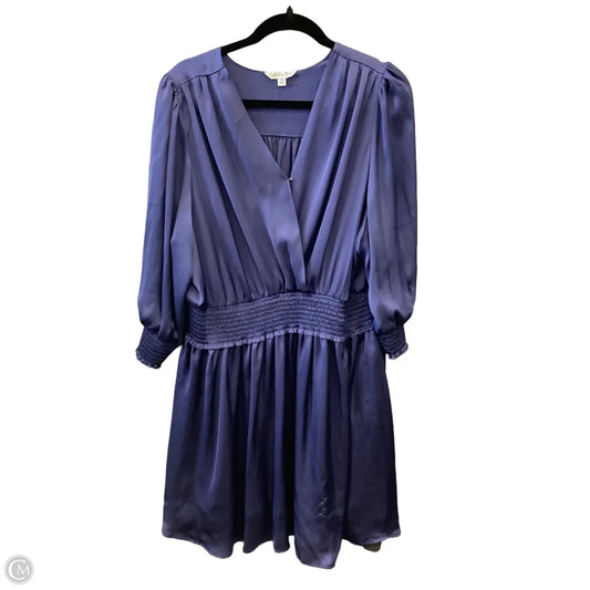 Dress Casual Midi By Ophelia Roe In Purple, Size: 1x