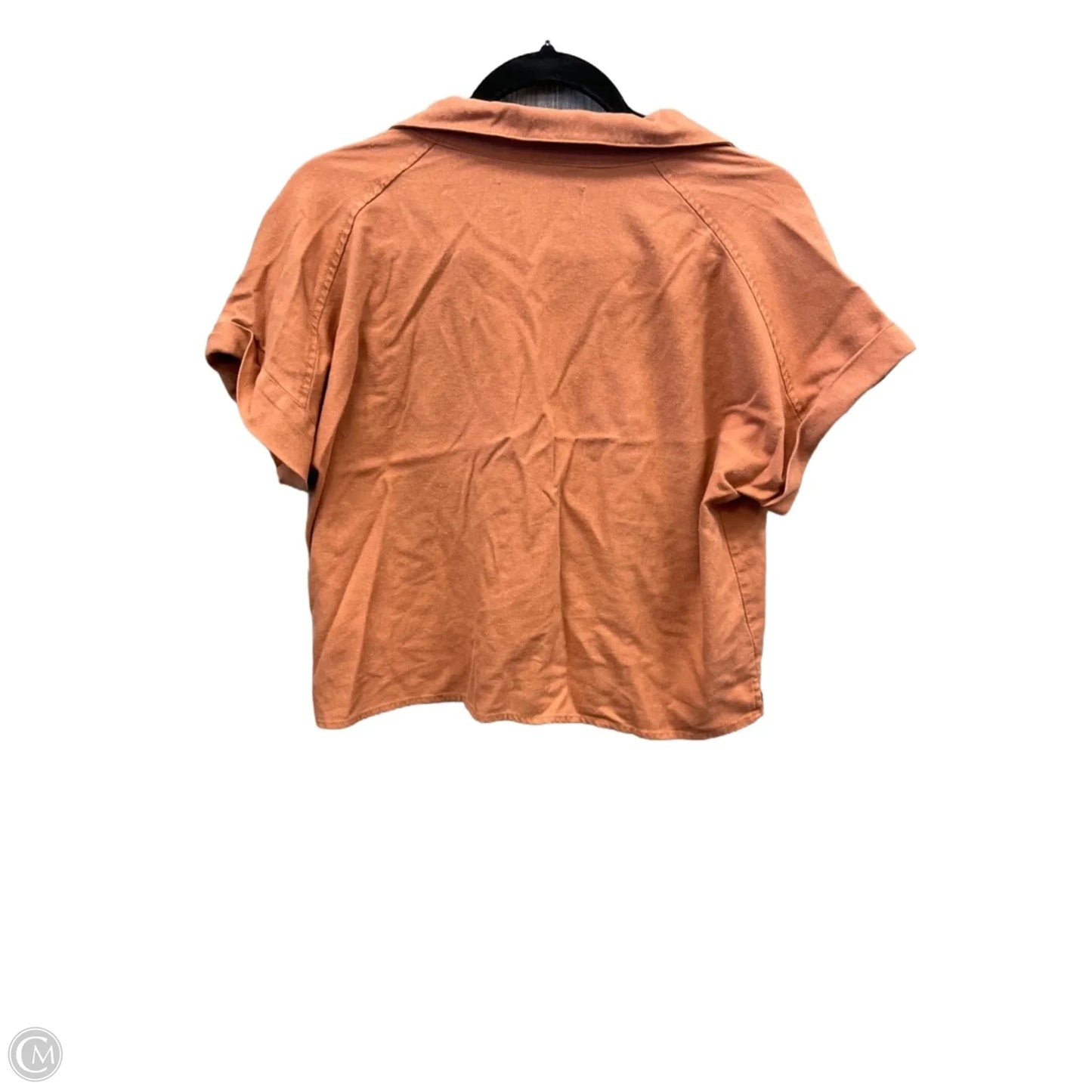 Top Short Sleeve By Clothes Mentor In Orange, Size: M