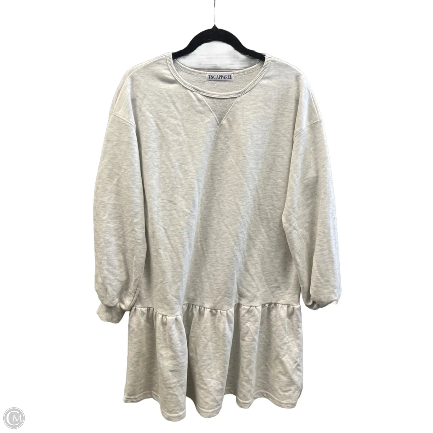 Dress Casual Midi By Clothes Mentor In Grey, Size: M