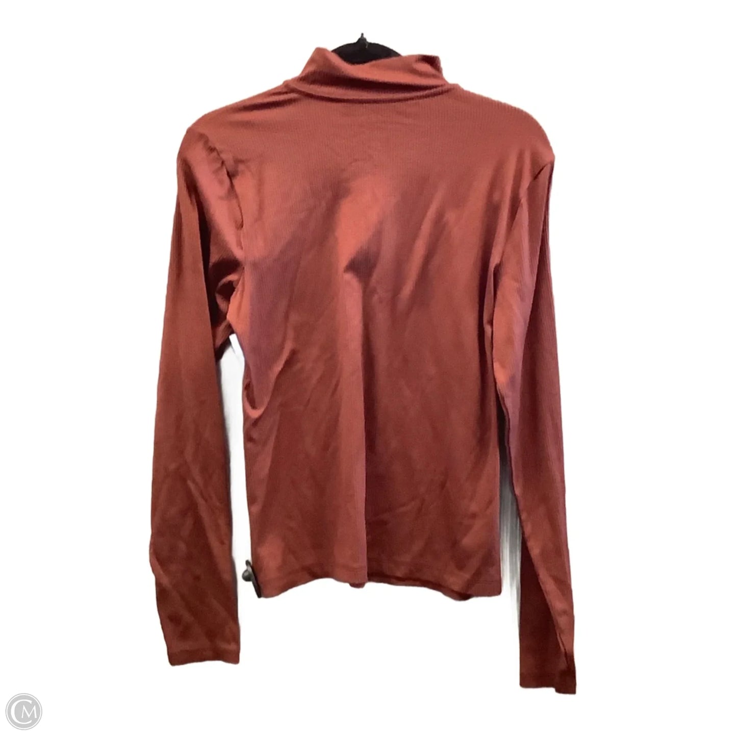 Athletic Top Long Sleeve Collar By Flx In Red, Size: Xl