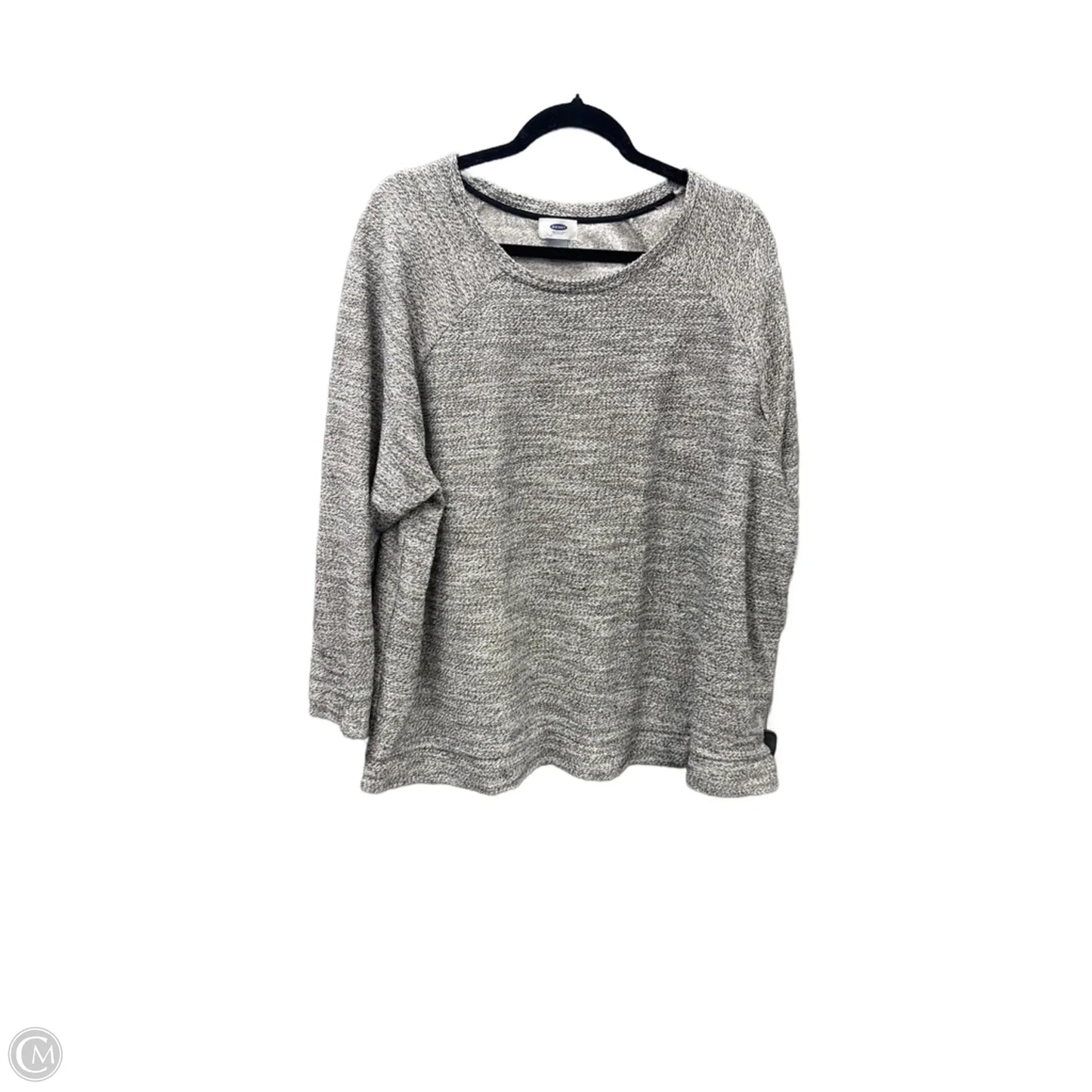 Top Long Sleeve By Old Navy In Grey, Size: Xxl