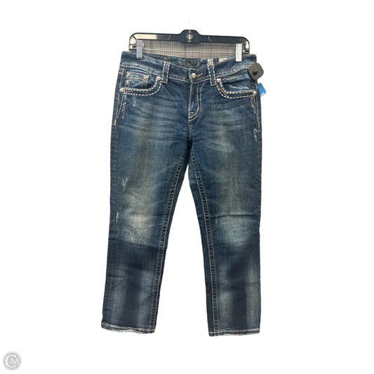 Capris By Miss Me In Blue Denim, Size: 8
