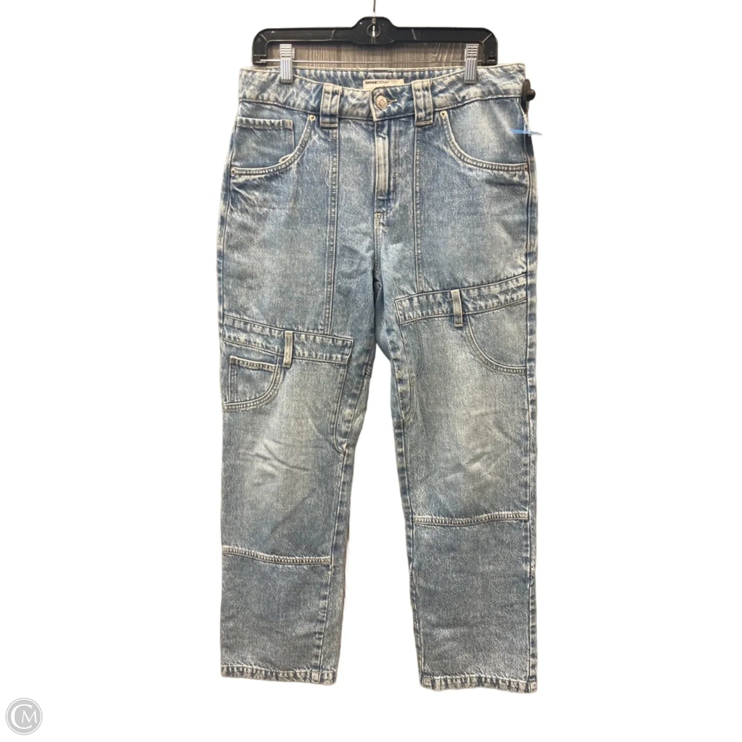 Jeans Straight By Garage In Blue Denim, Size: 8