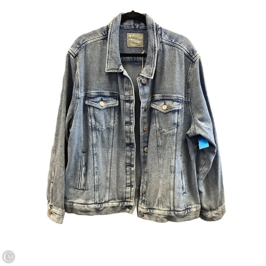 Jacket Denim By Natural Reflections In Blue Denim, Size: 2x