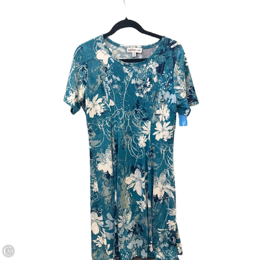 Dress Casual Midi By Clothes Mentor In Blue, Size: M