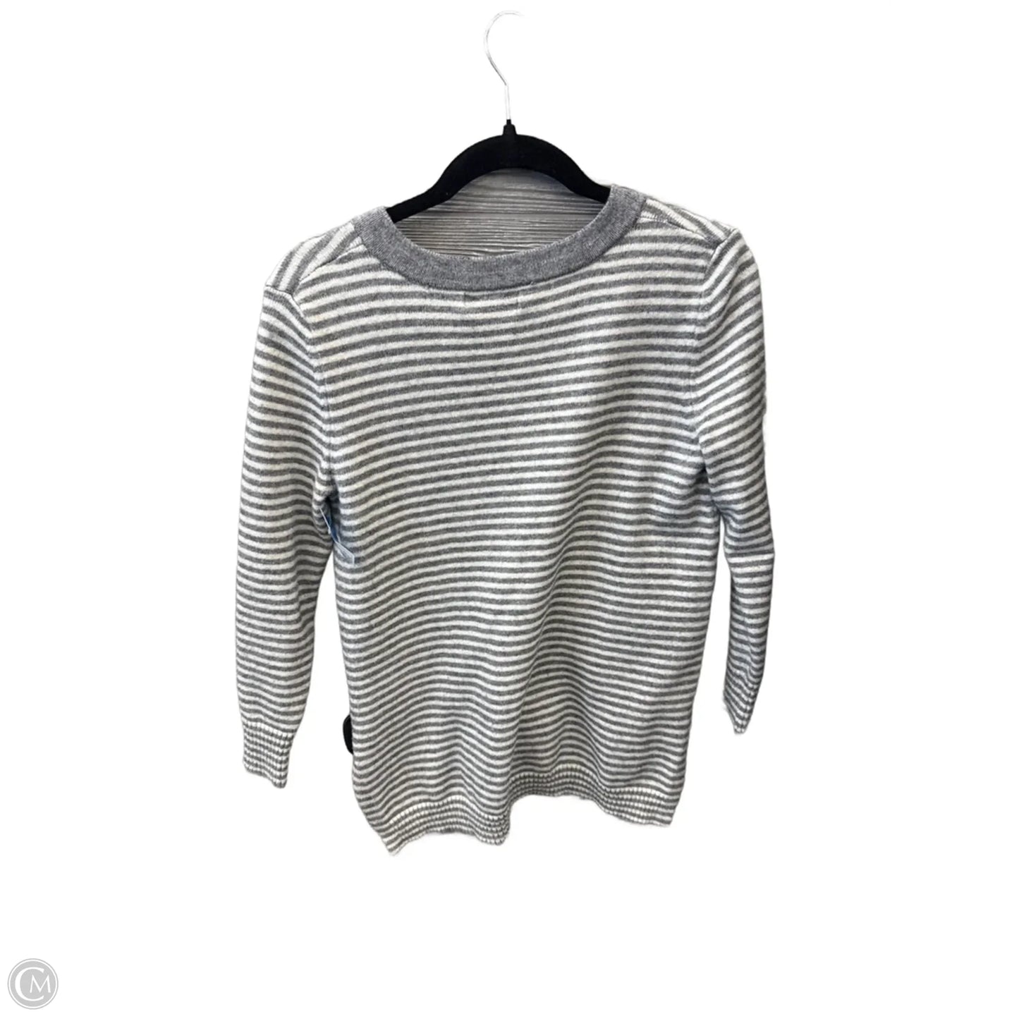 Top Long Sleeve By Anthropologie In Striped Pattern, Size: Xs