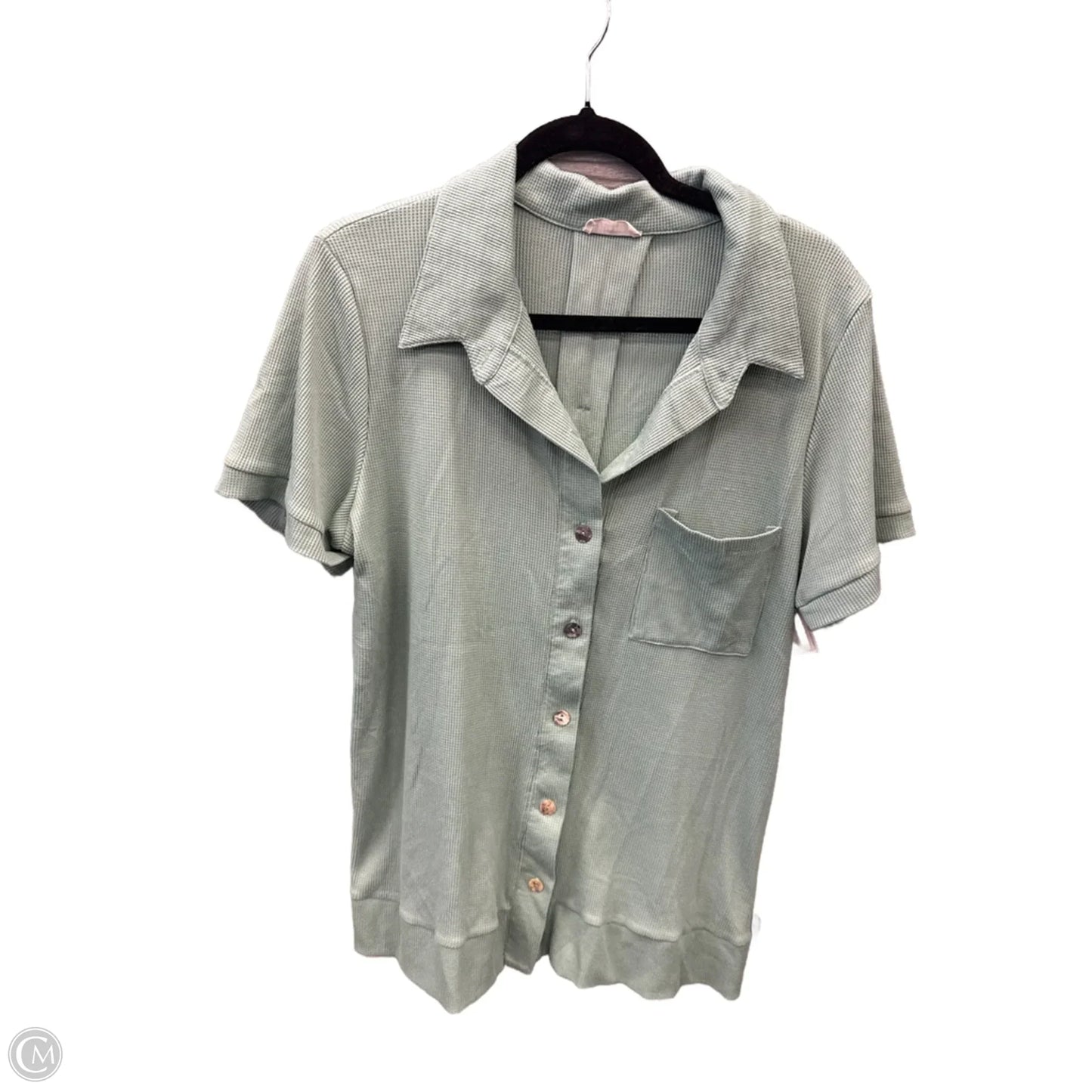 Top Short Sleeve By Blumin In Green, Size: L