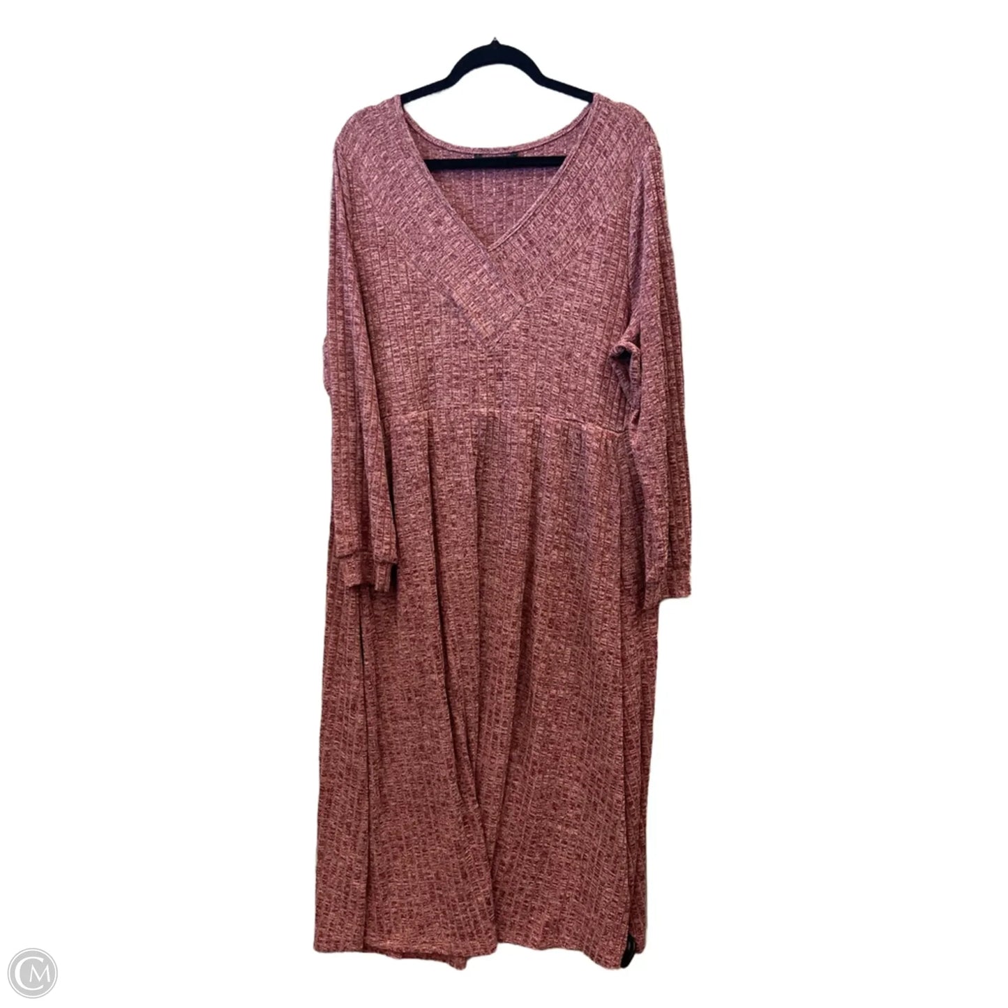 Dress Casual Midi By Bloomchic In Purple, Size: 1x