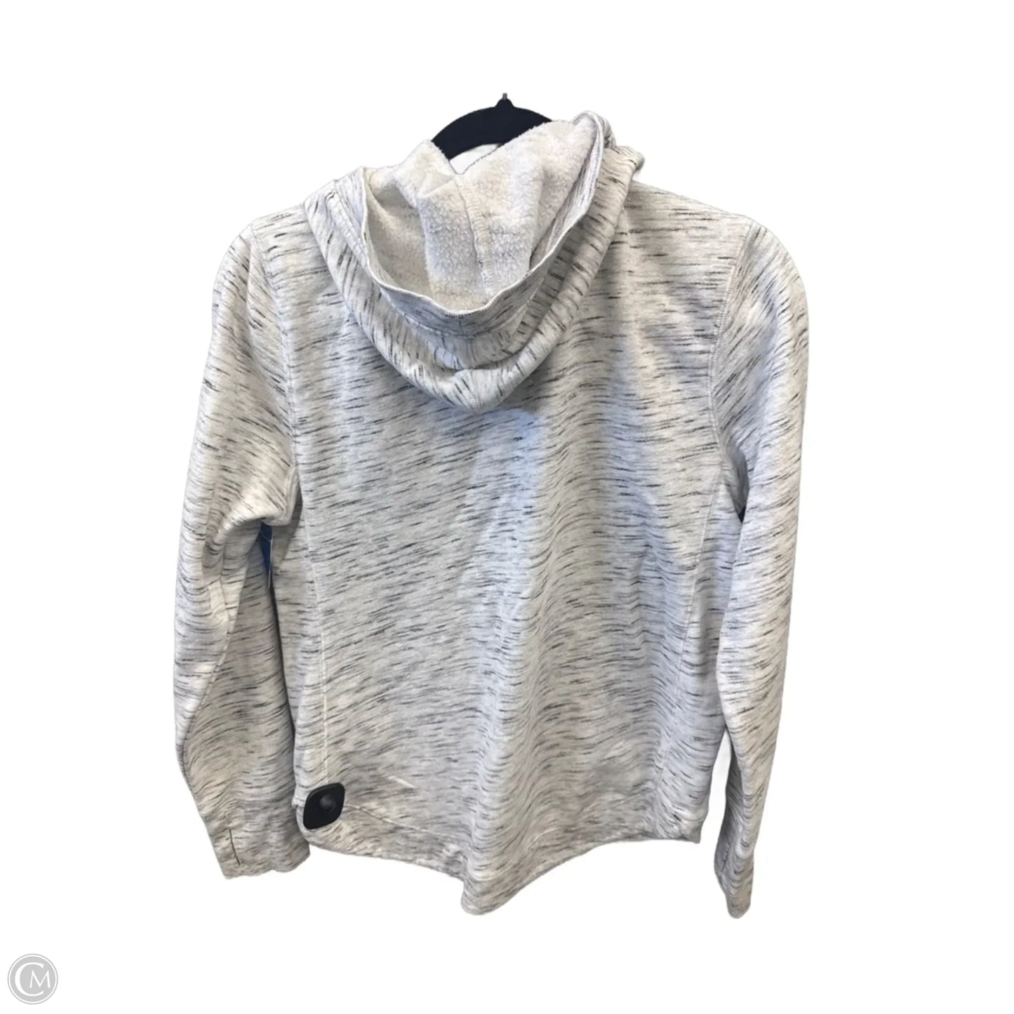 Athletic Sweatshirt Hoodie By Tek Gear In Grey, Size: M