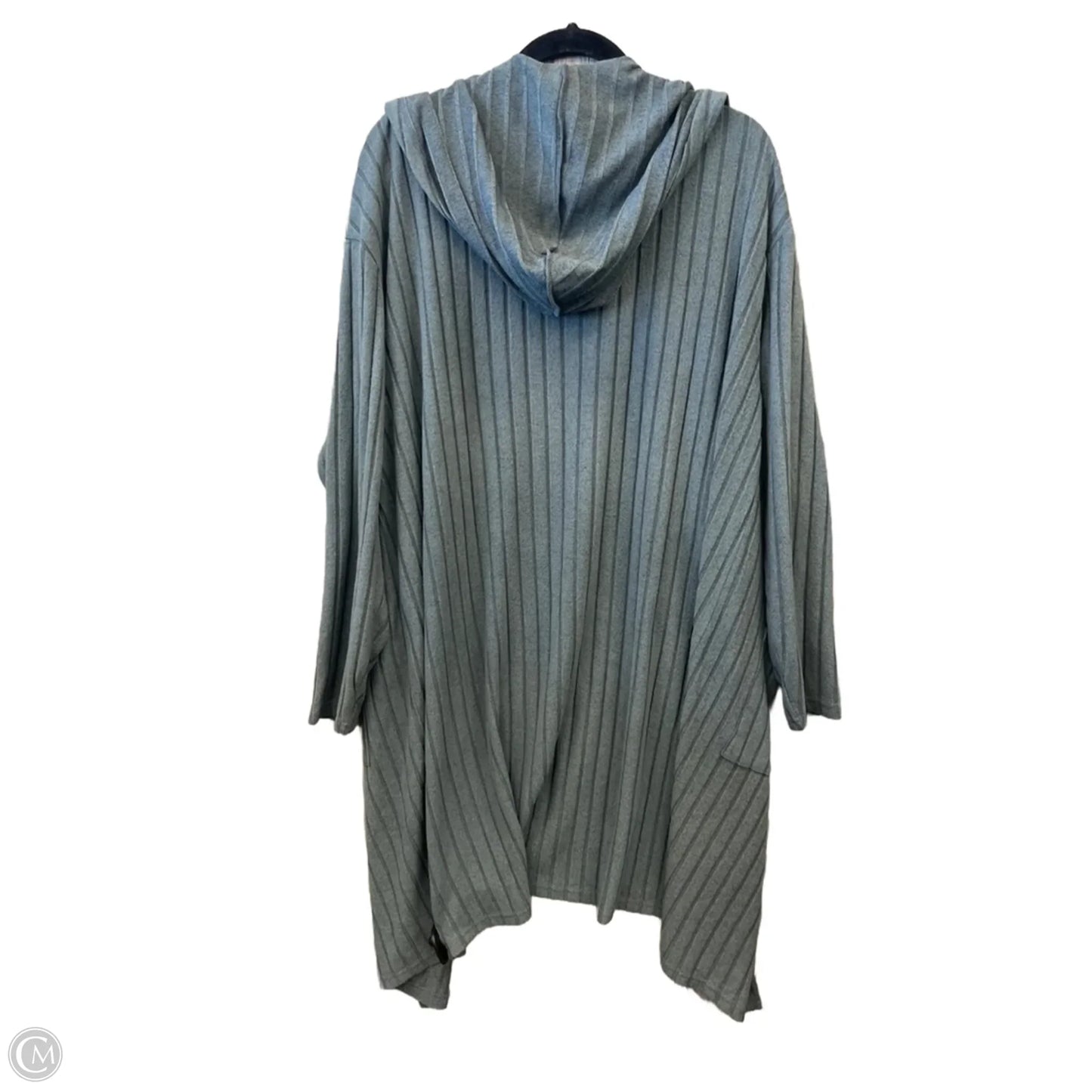 Cardigan By Clothes Mentor In Blue, Size: 2x