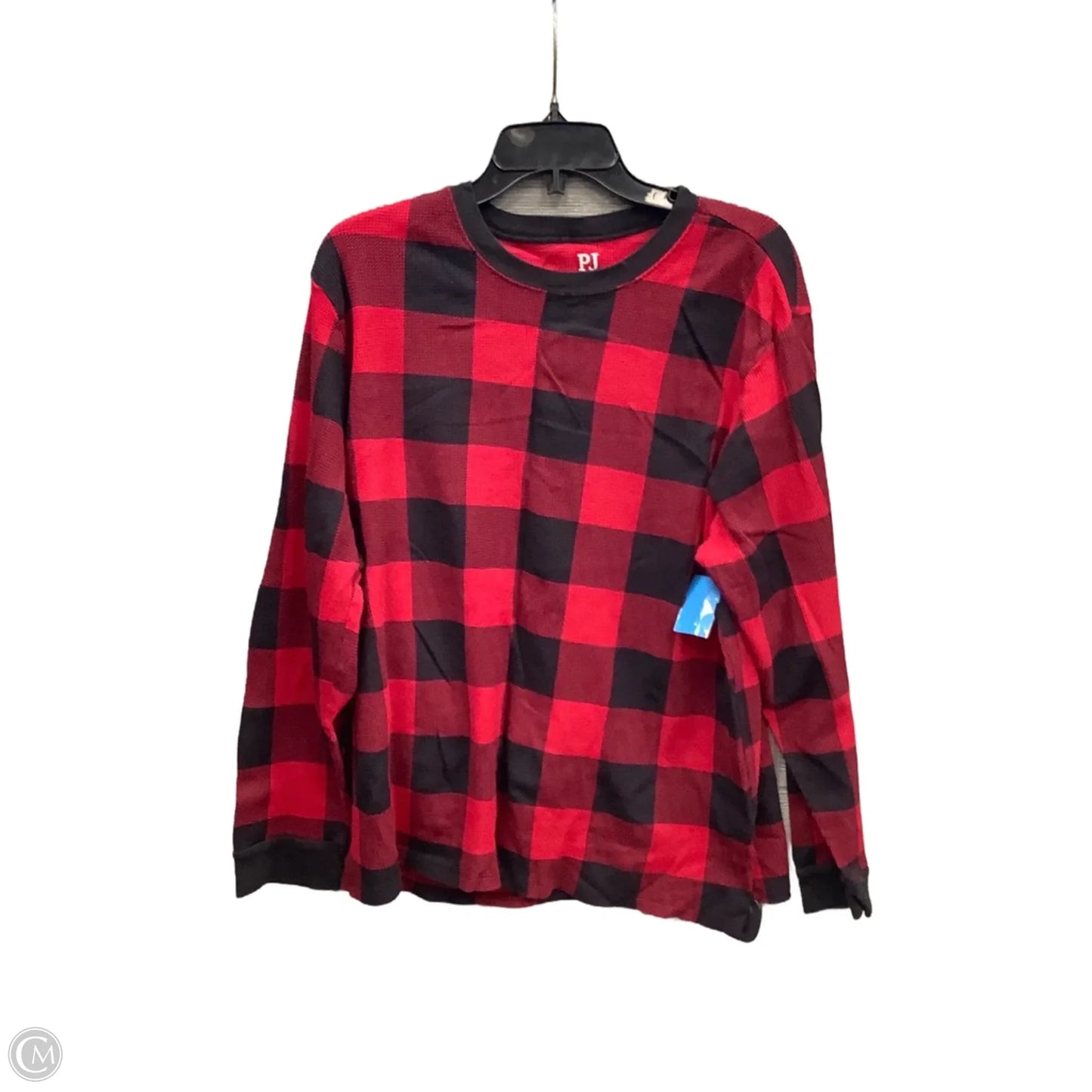 Pajamas 2pc By Clothes Mentor In Black & Red, Size: Xl