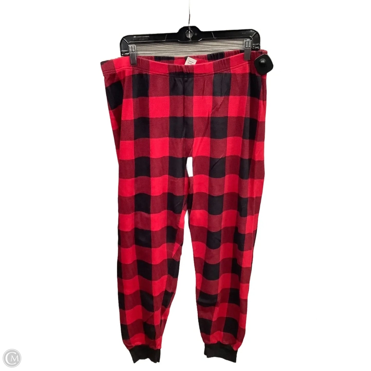 Pajamas 2pc By Clothes Mentor In Black & Red, Size: Xl
