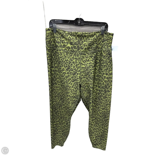 Athletic Leggings By Good American In Green, Size: 1x
