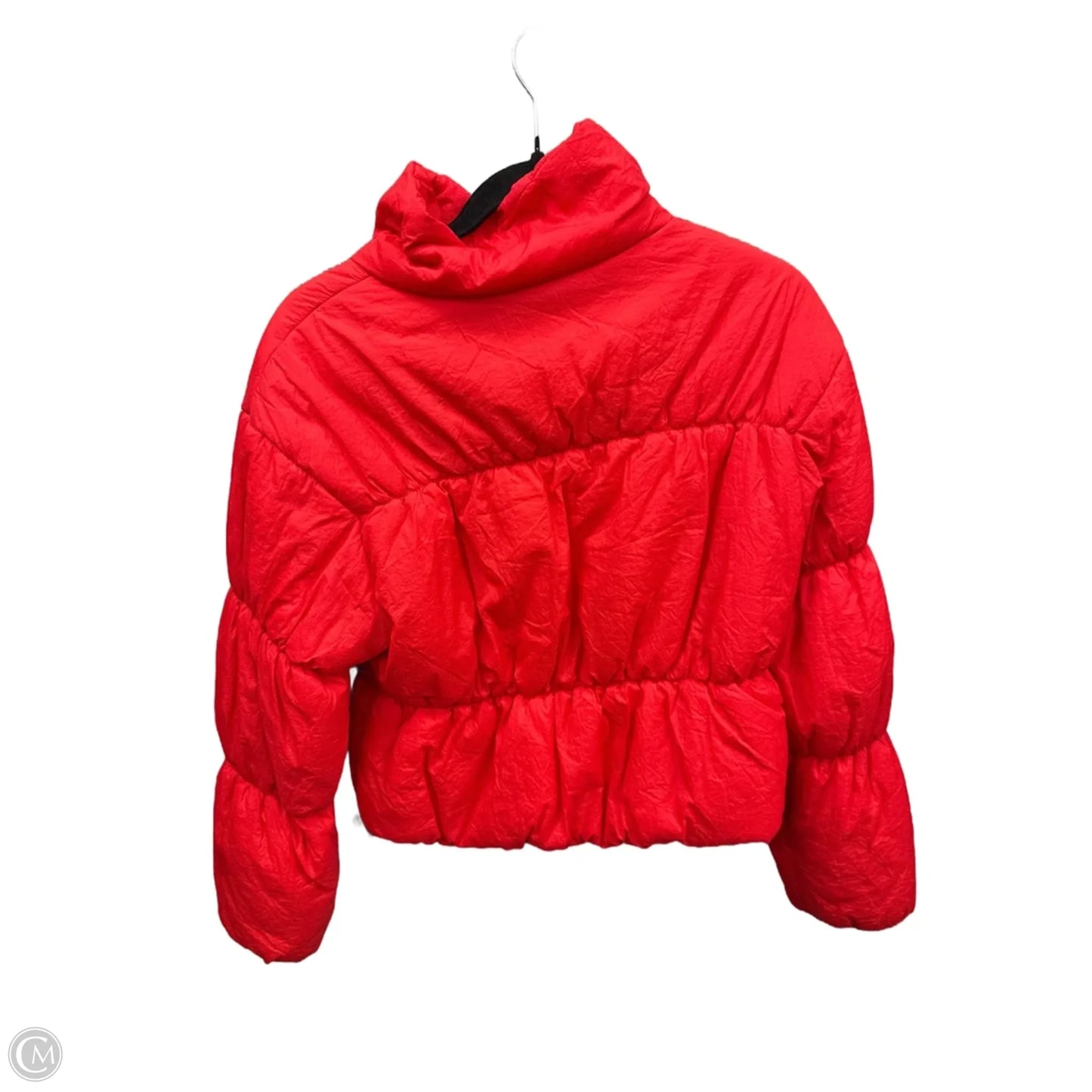 Coat Puffer & Quilted By Shein In Red, Size: L