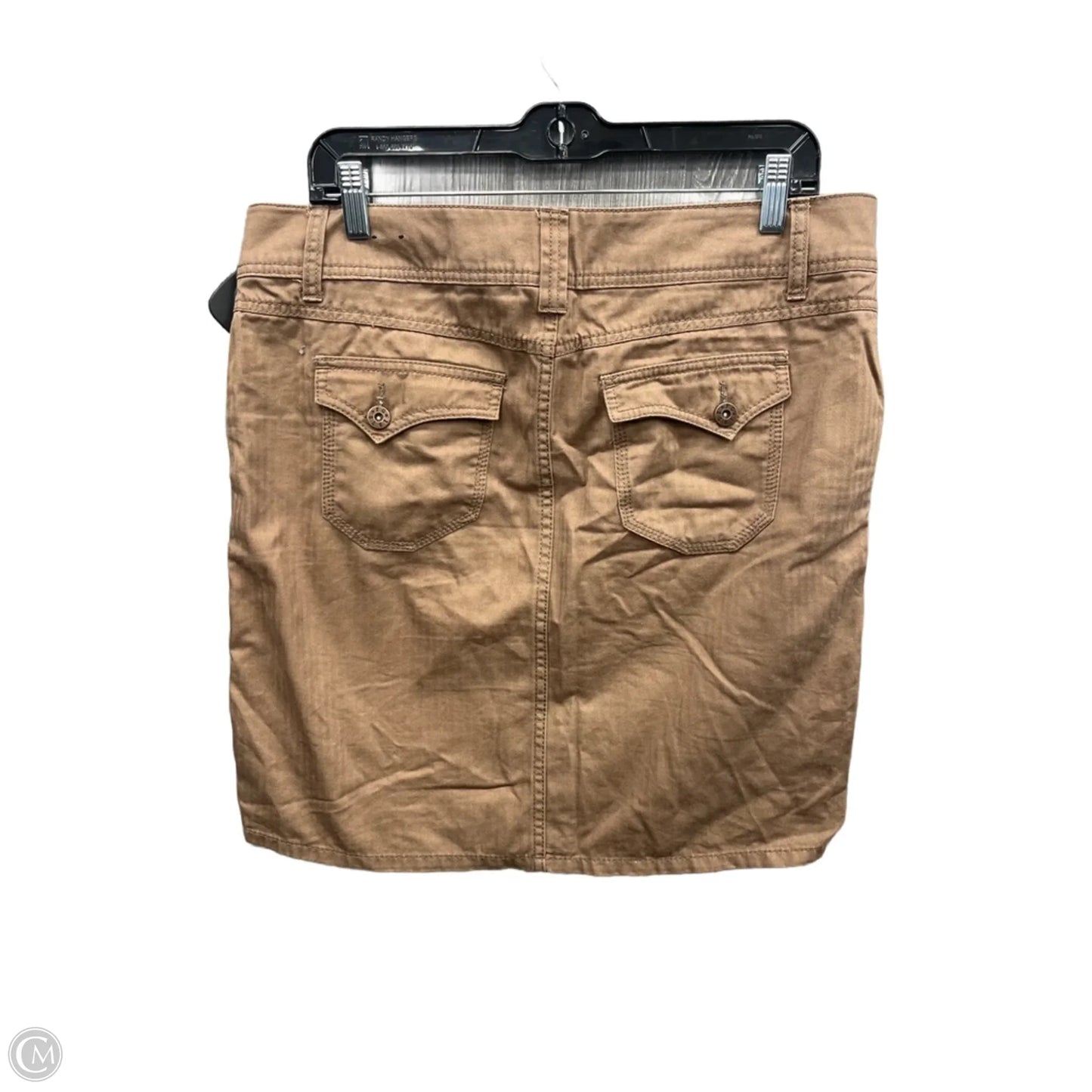 Skirt Midi By Faded Glory In Brown, Size: 10