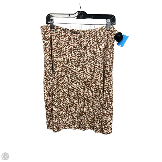 Skirt Midi By Axcess In Floral Print, Size: 12