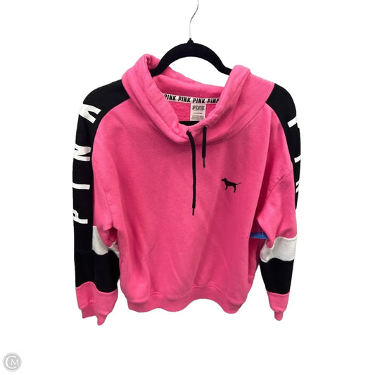 Sweatshirt Collar By Pink In Pink, Size: L