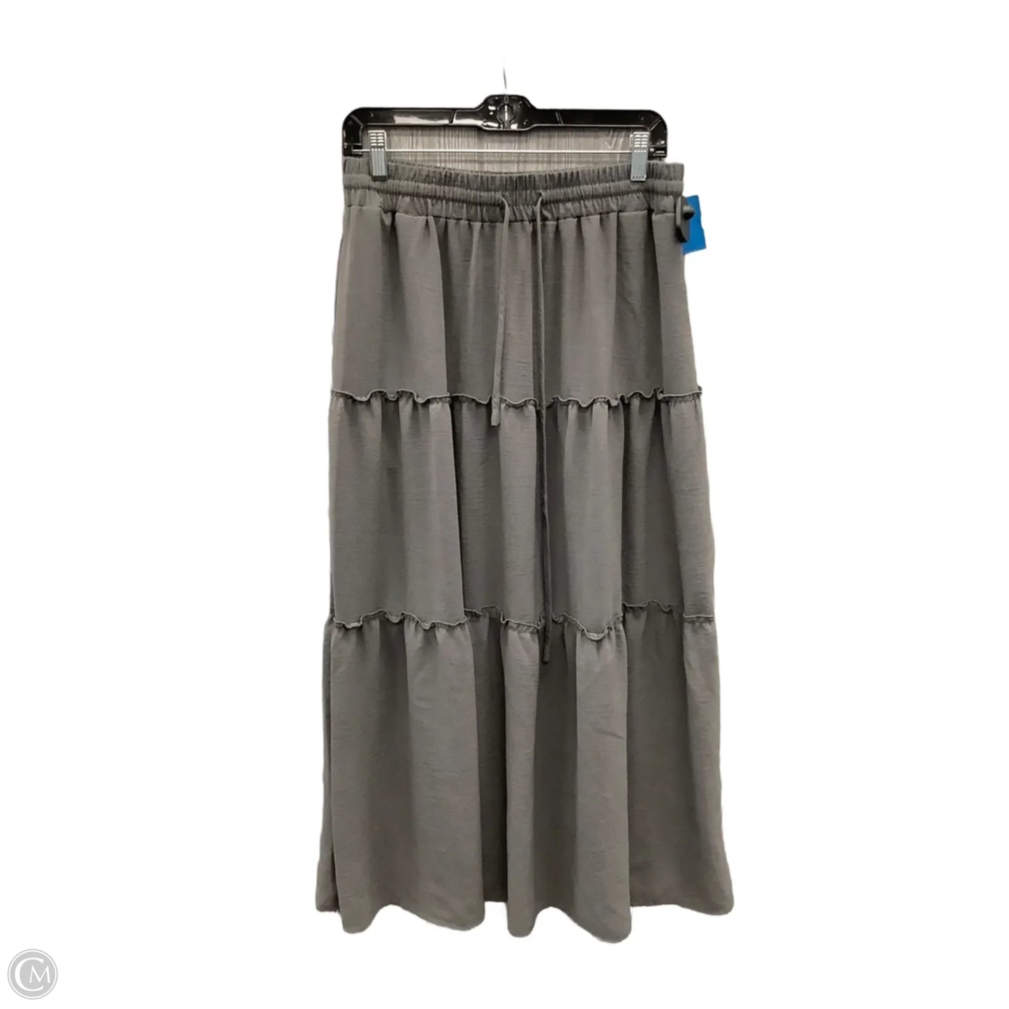 Skirt Maxi By Clothes Mentor In Grey, Size: 12