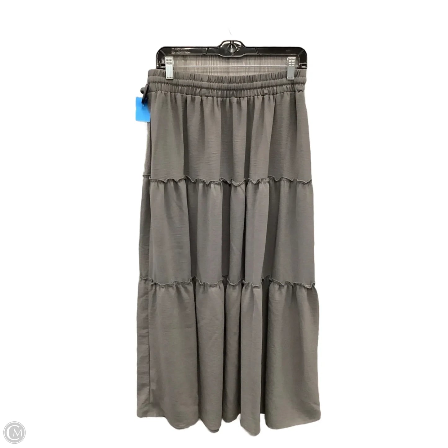 Skirt Maxi By Clothes Mentor In Grey, Size: 12
