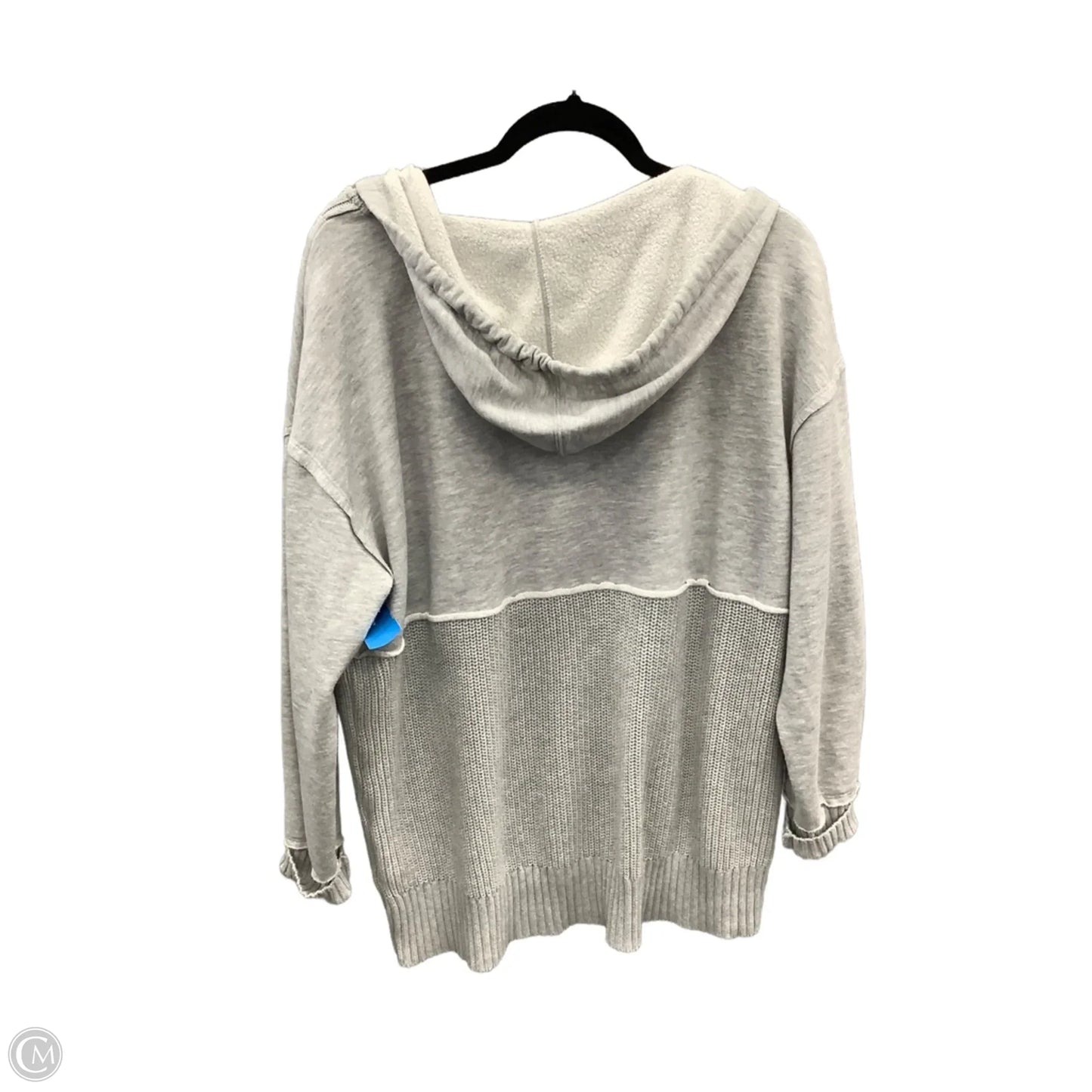 Sweatshirt Hoodie By Time And Tru In Grey, Size: L