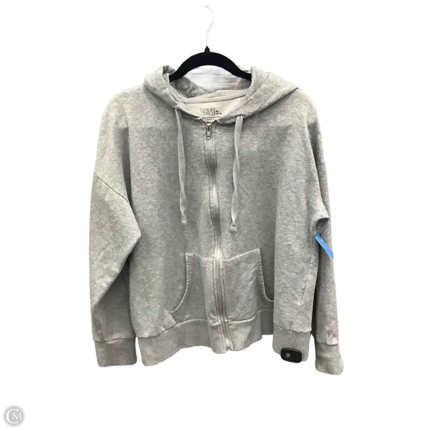 Sweatshirt Hoodie By Time And Tru In Grey, Size: Xl