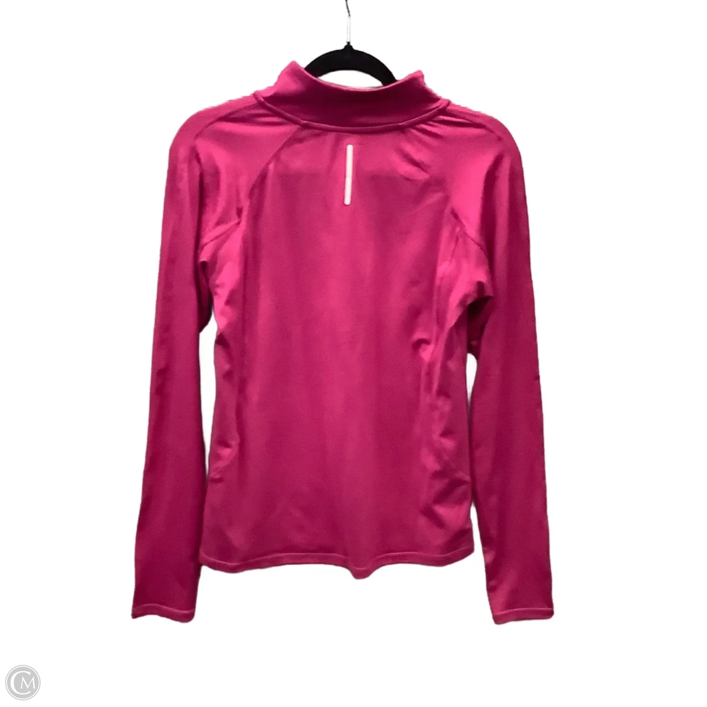 Athletic Top Long Sleeve Collar By Jockey In Purple, Size: M