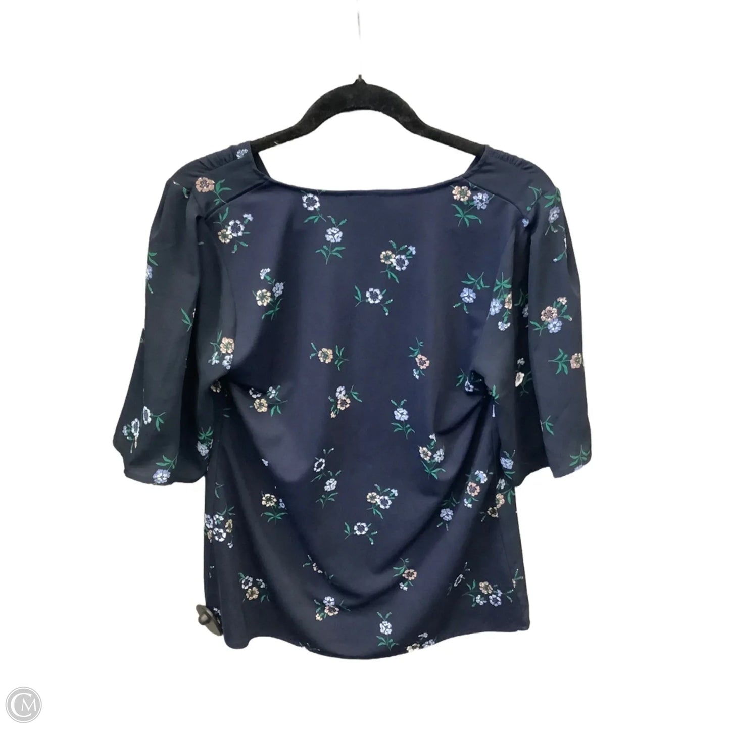 Top Short Sleeve By Ann Taylor In Blue, Size: Xs