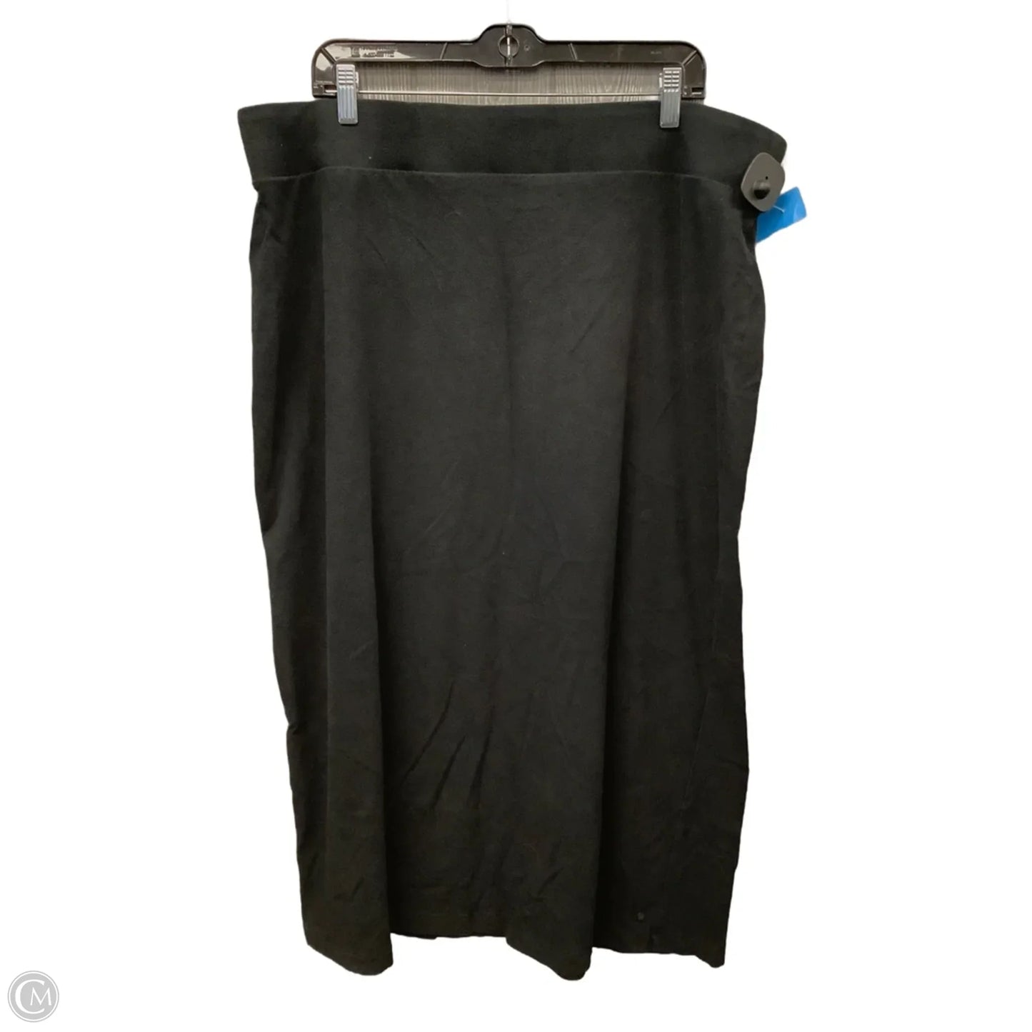 Skirt Midi By Eddie Bauer In Black, Size: 20