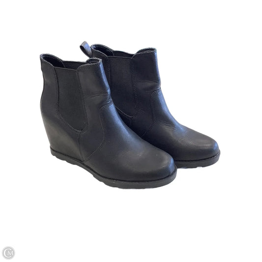 Boots Ankle Heels By Universal Thread In Black, Size: 10