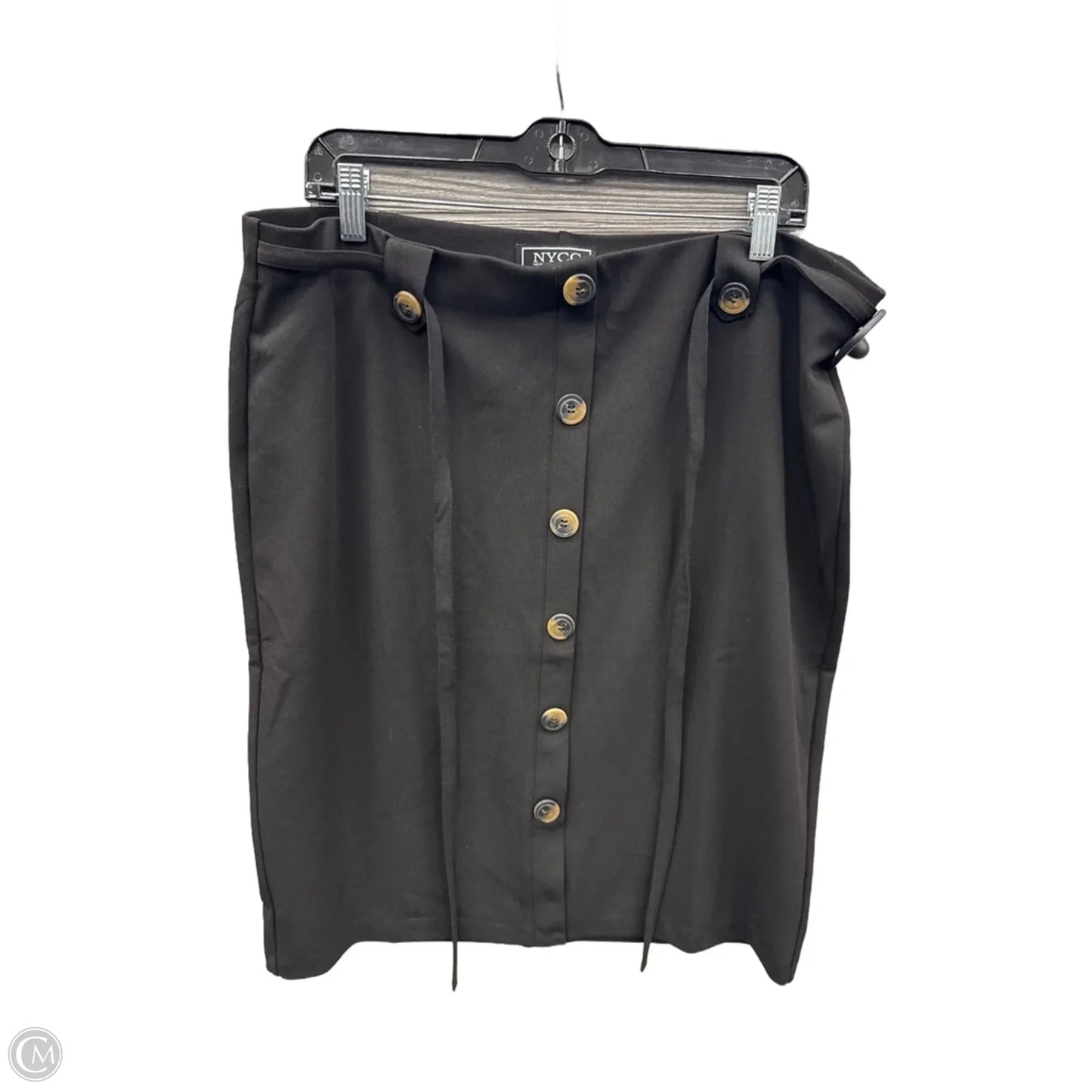 Skirt Midi By Nycc In Black, Size: 14