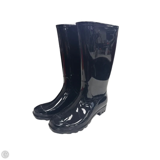Boots Rain By Time And Tru In Black, Size: 7
