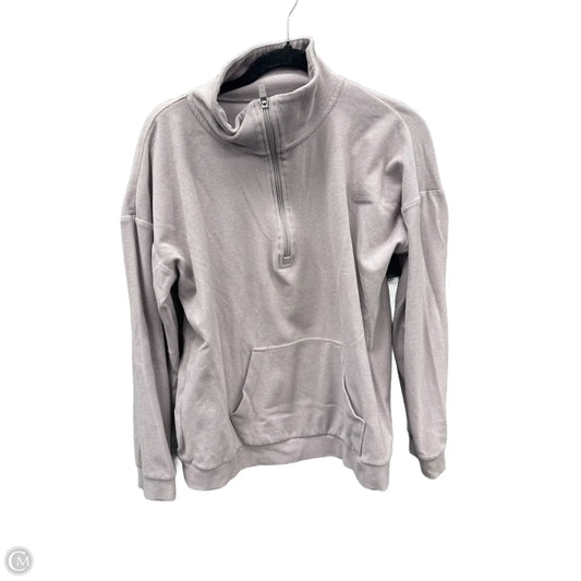 Sweatshirt Collar By Marc New York In Purple, Size: L