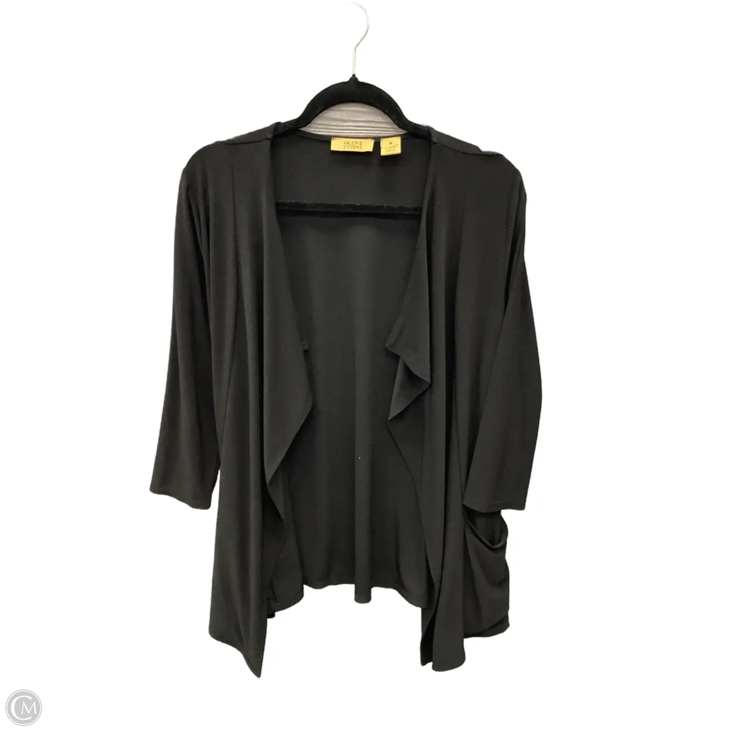 Cardigan By Valerie Stevens In Black, Size: M