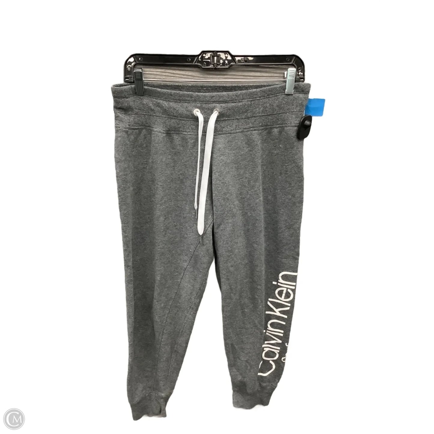 Athletic Pants By Calvin Klein Performance In Grey, Size: S