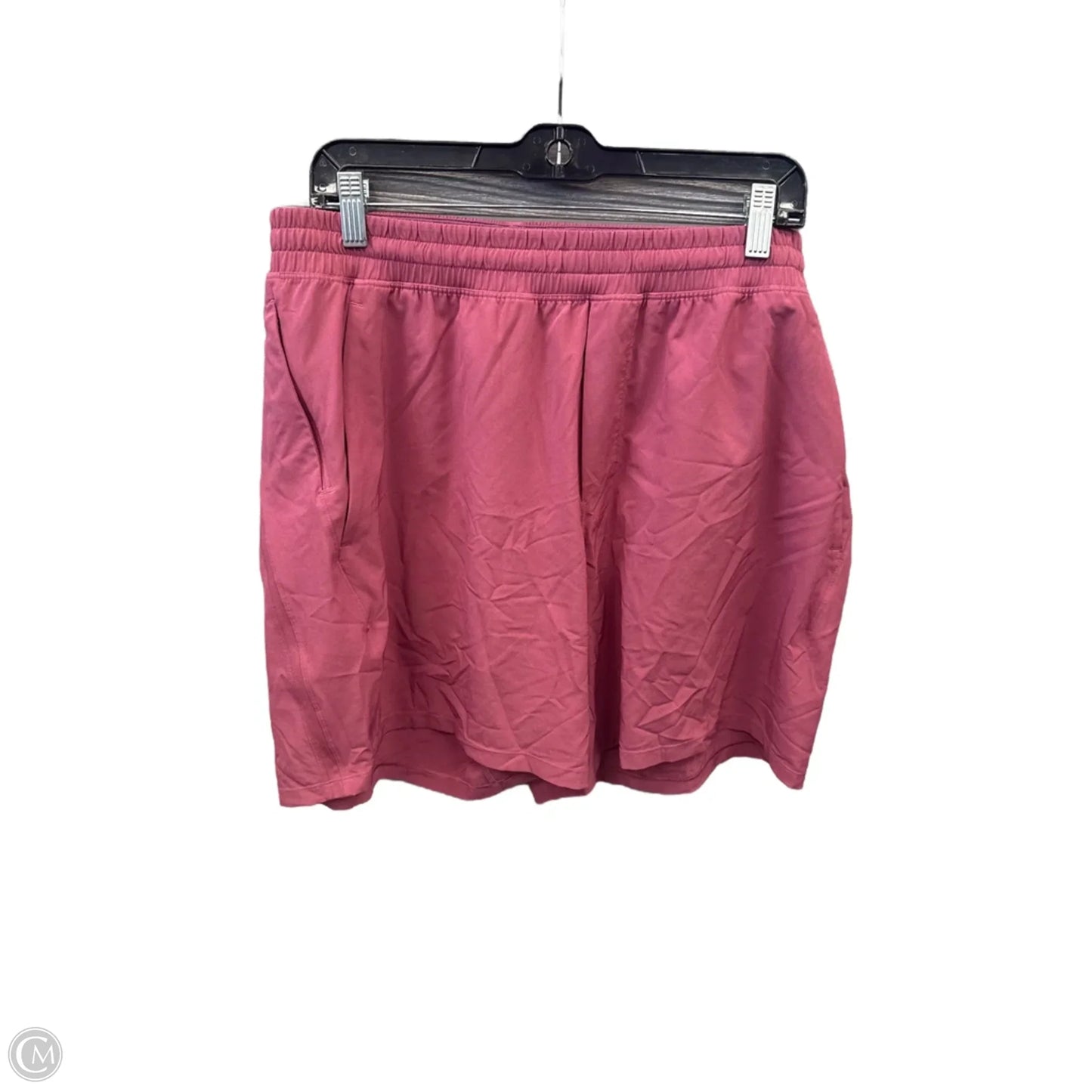 Athletic Shorts By Lululemon In Pink, Size: Xxl